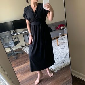 Black Midi or Maxi Dress
